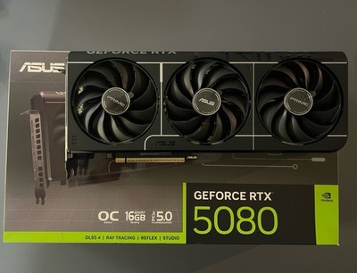 ASUS PRIME OC NVIDIA GeForce RTX 5080 16GB GDDR7 Graphics Card