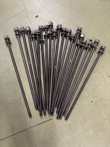 Lot of 17 Fully Threaded Rod & Nut 10-32 x 6" Stainless Steel 18-8 Screw Stud