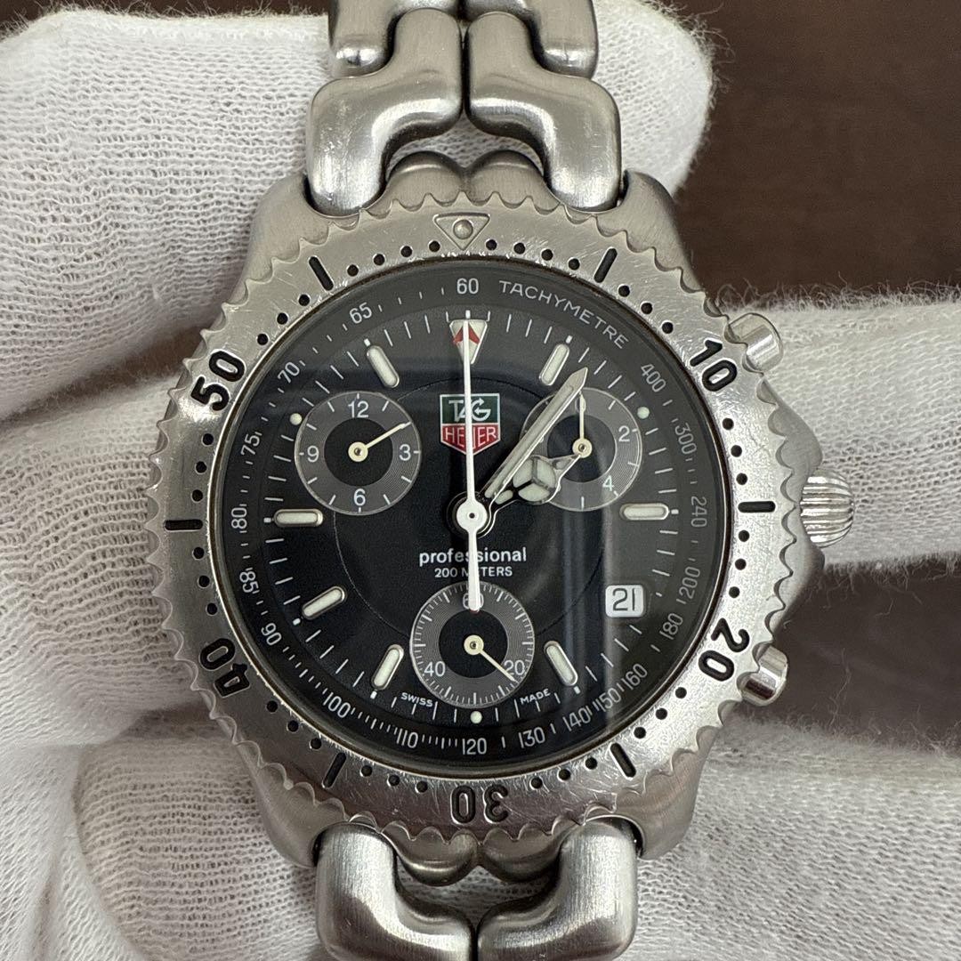 タグホイヤー TAG HEUER CG1110-1 セル クロノグラフ TAG Heuer CG1110 1 Chronograph Quartz 38mm Working Fits 17-18cm6