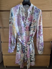 Zara Linen Blend Dress, size M - VGC