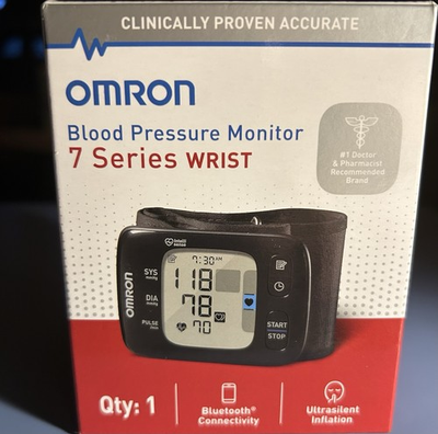 #ad Omron 7 Series BP6350 Wrist Blood Pressure Monitor Black $44.00