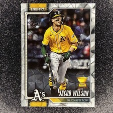 2026 Topps Series 1 - Jacob Wilson Diamante Foil Insert Rookie Cup Athletics