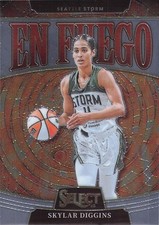 2025 Panini Select WNBA #10 Skylar Diggins En Fuego