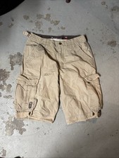 Ecko Baggy Shorts Tan Skater JNCO
