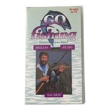Go Fishing VHS - Bream & Rudd Salmon - John Wilson - Vintage Angling