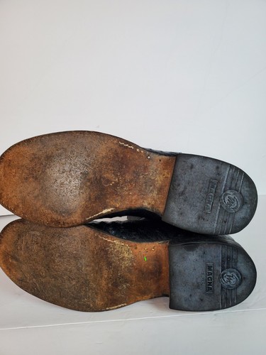 Botas de avestruz negras lisas vintage exclusivas de NRS ¿Talla 11,5 D? Ver todas las fotos - Imagen 6 de 18