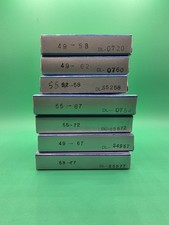 Dot Line Camera Lens Step Ring 7 Pc Lot