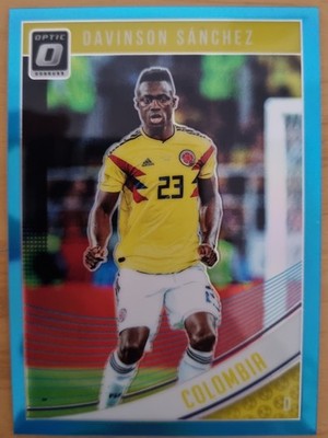 2018 Panini Donruss Optic Soccer Davinson Sanchez /149 Aqua Numbered
