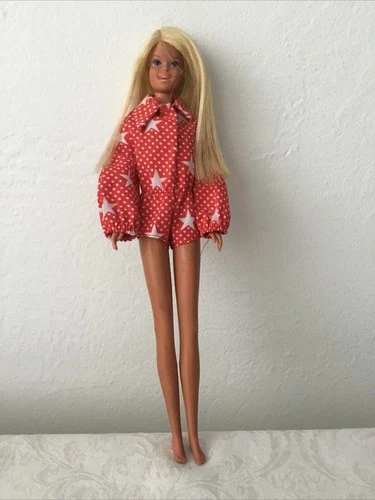 Vintage 1966 Sun Set Malibu Barbie Francie #1068 Blonde Tan Twist N Turn