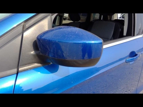 17-19 FORD ESCAPE LH Driver Side View Mirror With Blind Spot Alert Blue