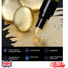 Chrome Mirror Marker Pen Waterproof Paint for Glass Ceramic Rock Plastic 2mm
