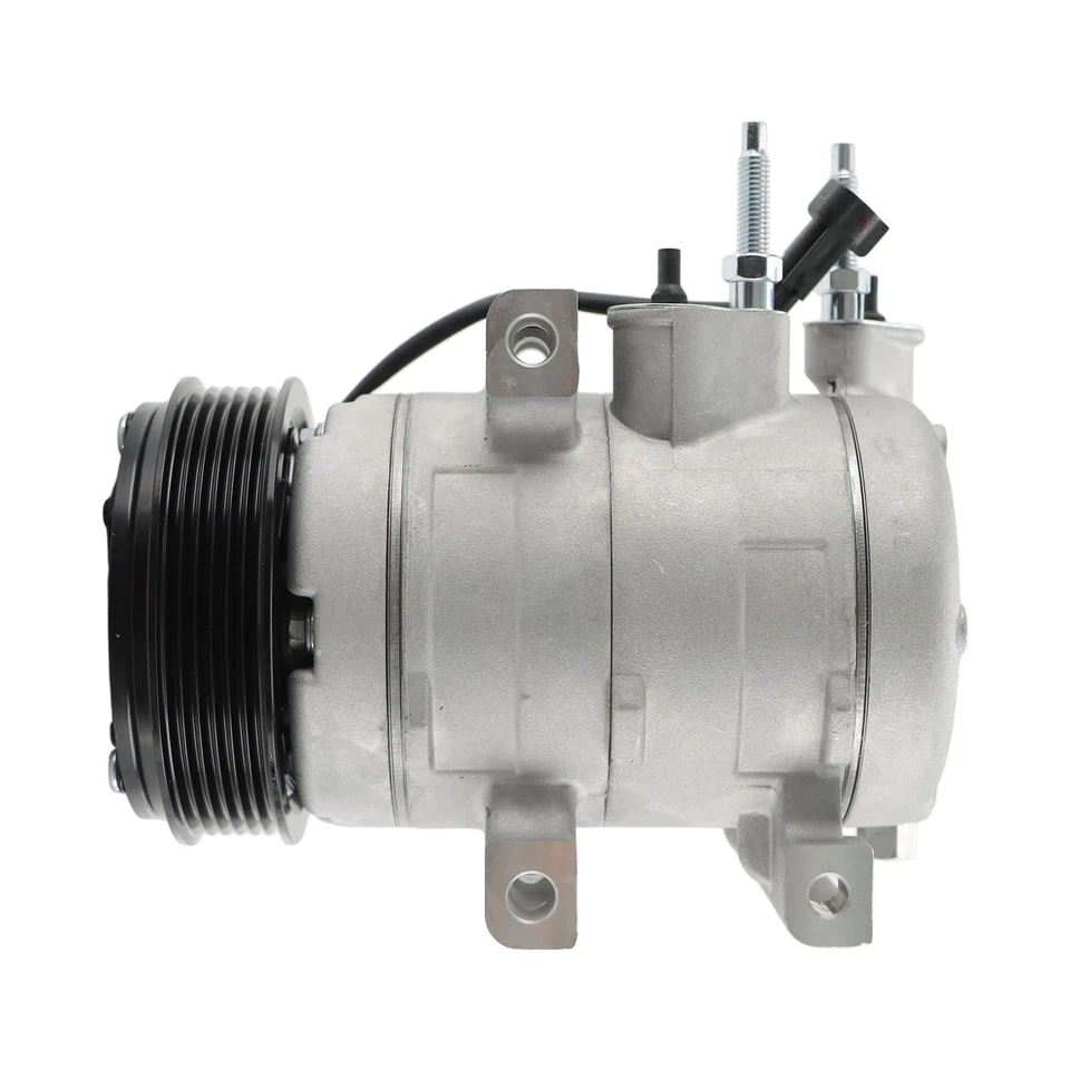 A/C Compressor w/ 6-Groove Pulley for Ford E-150 E-250 E-350 E-450 Super Duty Foto 3 de 4