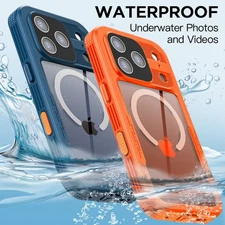 Waterproof Case for iPhone 17 Pro Max 17 Air MagSafe Shockproof Full Body Cover
