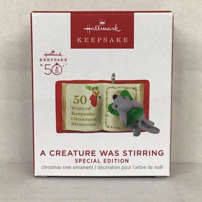 A CREATURE WAS STIRRING ~ SE ~ MINIATURE  ~ 2023 Hallmark Keepsake Ornament