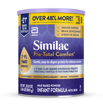 (2 pack) Similac Pro-Total Comfort Powder Baby Formula, 29.8-oz  EXP 2027