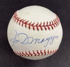 Joe DiMaggio Signed Baseball GAB Budig New York Yankees Autograph PSA/DNA
