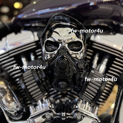 Accessories Air Cleaner Intake Filter Skull For Touring Cruiser Models 2012-2016