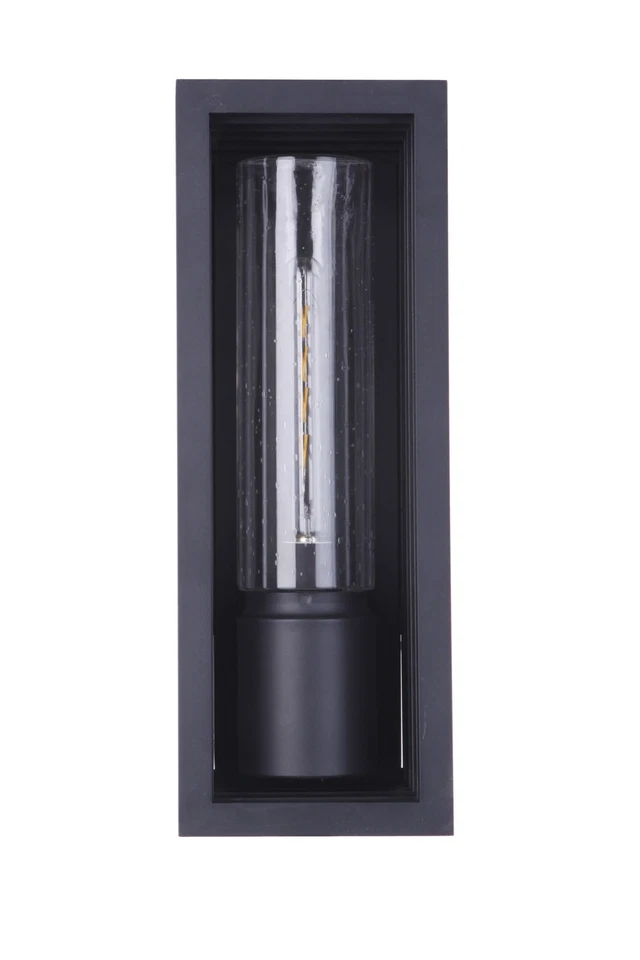 Aplique de pared exterior Craftmade ZA2820 Carmel 20" de alto - negro Foto 4 de 4