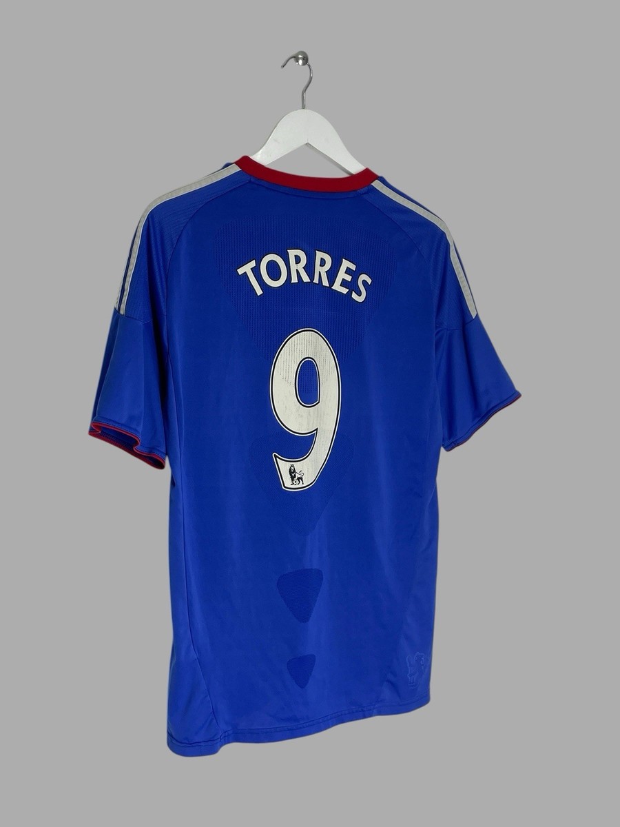 9 Torres Chelsea FC Adidas 2010/11 Home Football Shirt