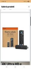 Fire TV Stick 4K MAX Amazon Streaming WiFi Dolby Vision Telecomando Vocale Alexa