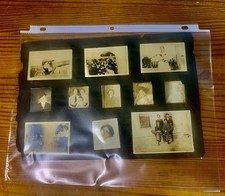 Lot of 11 Vintage Family Photos - Various Sizes