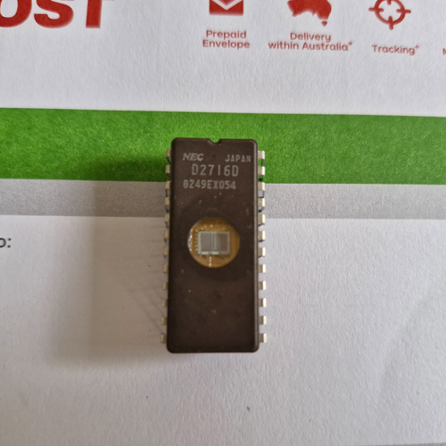 2716 Intel D2716 EPROM UV 2Kx8 Bit 2716 Used Erasable AU Stock Fast Post! - Picture 4 of 6