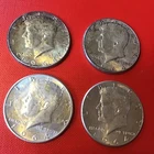 1964 KENNEDY HALF DOLLAR LOT OF (4) “NICE COINS” 90% SILVER