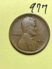 1910-S LINCOLN WHEAT CENT, low mintage date, "Fine" condition #977
