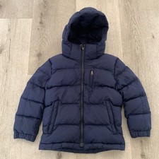 Polo Ralph Lauren Kids Navy Blue Quilted Puffer Jacket with Detachable Hood