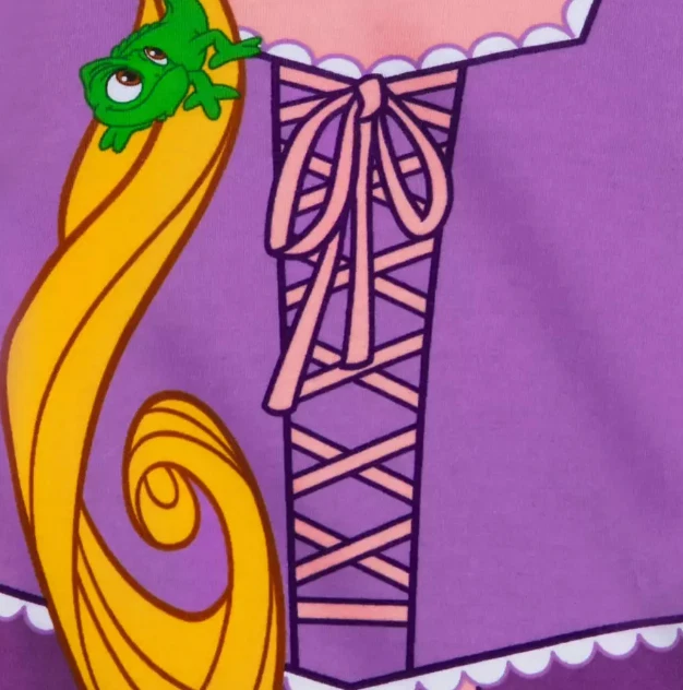 NUEVO Disfraz de Rapunzel Disney Store PJ PALS para niños talla 5 - Enredado Nuevo con etiquetas Foto 3 de 4