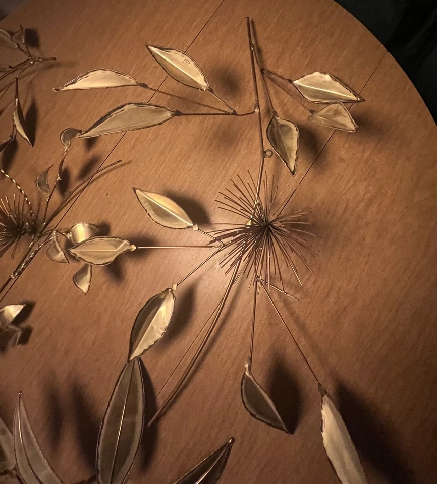 3 Pcs Pom Pom Urchin Metal Wall Sculpture by BJ Keith *C Jere MCM Brutalist - Image 4 of 4