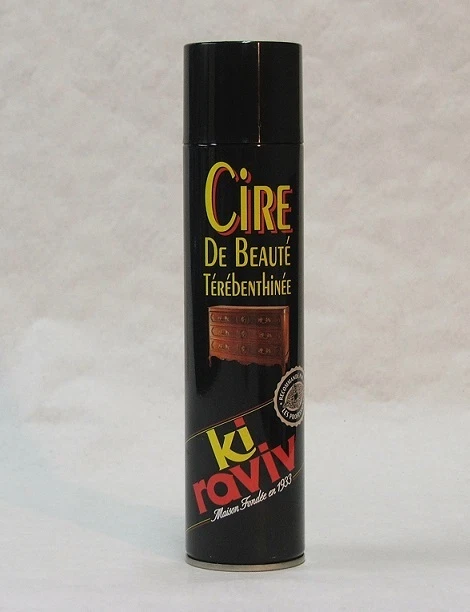Lot de 2 KIRAVIV cire de beauté térébenthinée - aerosol 400 ml - Photo 2/2