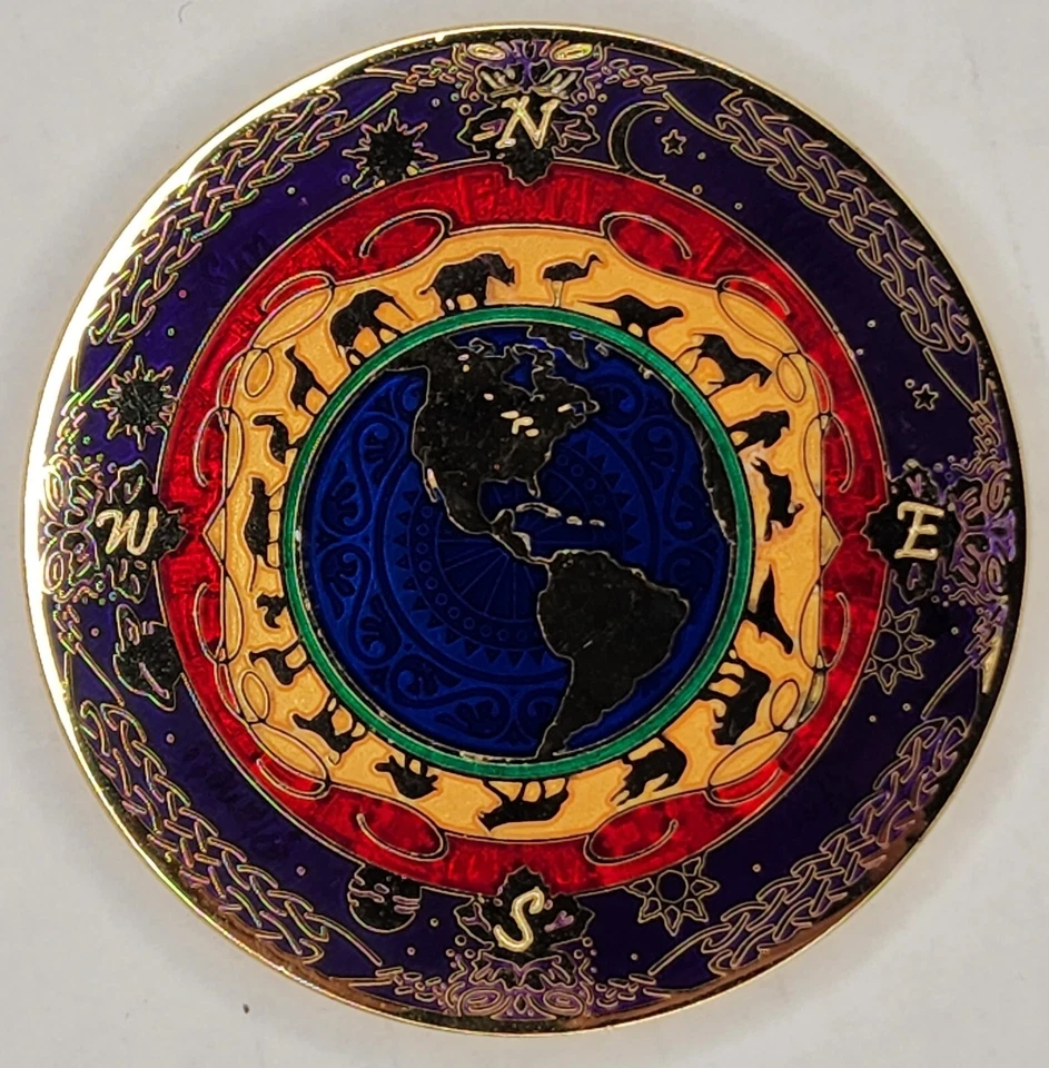 Tranquility - Polished Gold Finish - New Unactivated Geocoin - Image 3 of 4