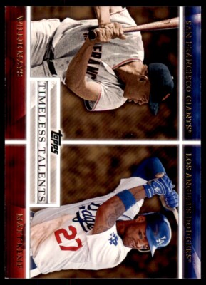 2012 Topps Willie Mays/Matt Kemp Baseball Card #TT-4