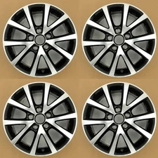 For Volkswagen Jetta OEM Design Wheel 16" 15-18 Machined Black 4 PCS Rim 70008