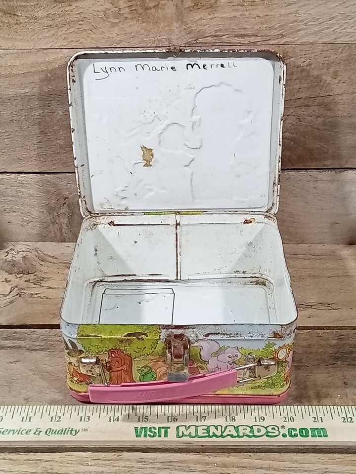 Vintage 1983 Aladdin Metal Lunch Box Rose Petal Place NO Thermos eBay