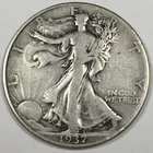 1937 Walking Liberty Half Dollar - Fine (F) KM#142 - 5783