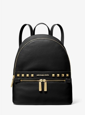 studded black backpack