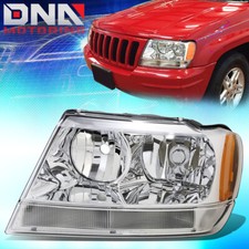 For 1999-2004 Jeep Grand Cherokee Wj Factory Style Headlight Lamp Assembly Left For 1999-2004 Jeep Grand Cherokee Wj Factory Style Headlight Lamp Assembly Left