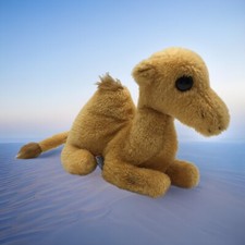 Dakin  Co Plush Camel Resting Position Brown Vintage 1978 Ages 3  UP Dromedary