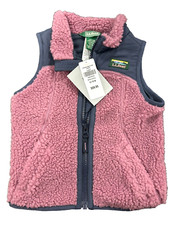 L.L.Bean Infants and Toddlers Sherpa Fleece Vest New With Tags