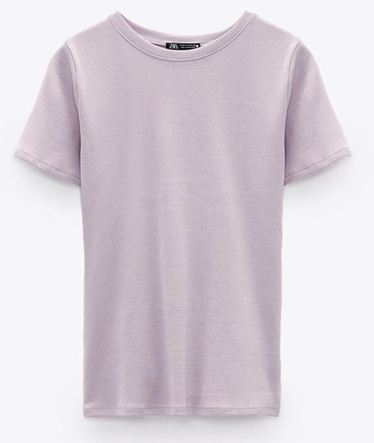Zara Women's Short Sleeve Crew Neck 