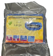 A/C UNIT CLEANING COVER,SIZE 18K-24K AND 36K BTU-WITH PLASTIC DRAIN PIPE 2.8M