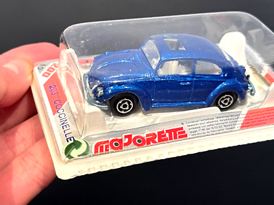 Lot De 2 Majorette : Coccinelle VW Bleue (1:60) Et Ford Mustang GT