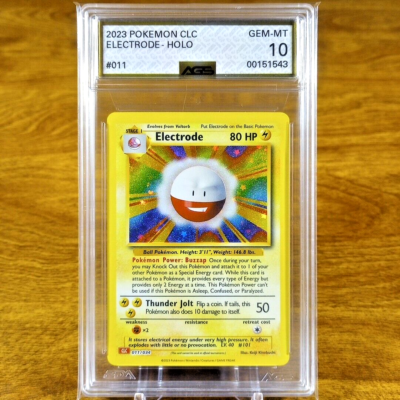 Pokemon Trading Card Game Classic Electrode Holo CLC 011/034 AGS