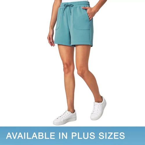 Mondetta Women's Soft Ribbed Active Short - Picture 2 of 16