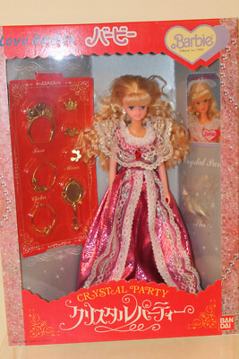 Japanese BARBIE Doll Model CRYSTAL BARBIE of Ste BANDAI New in Box
