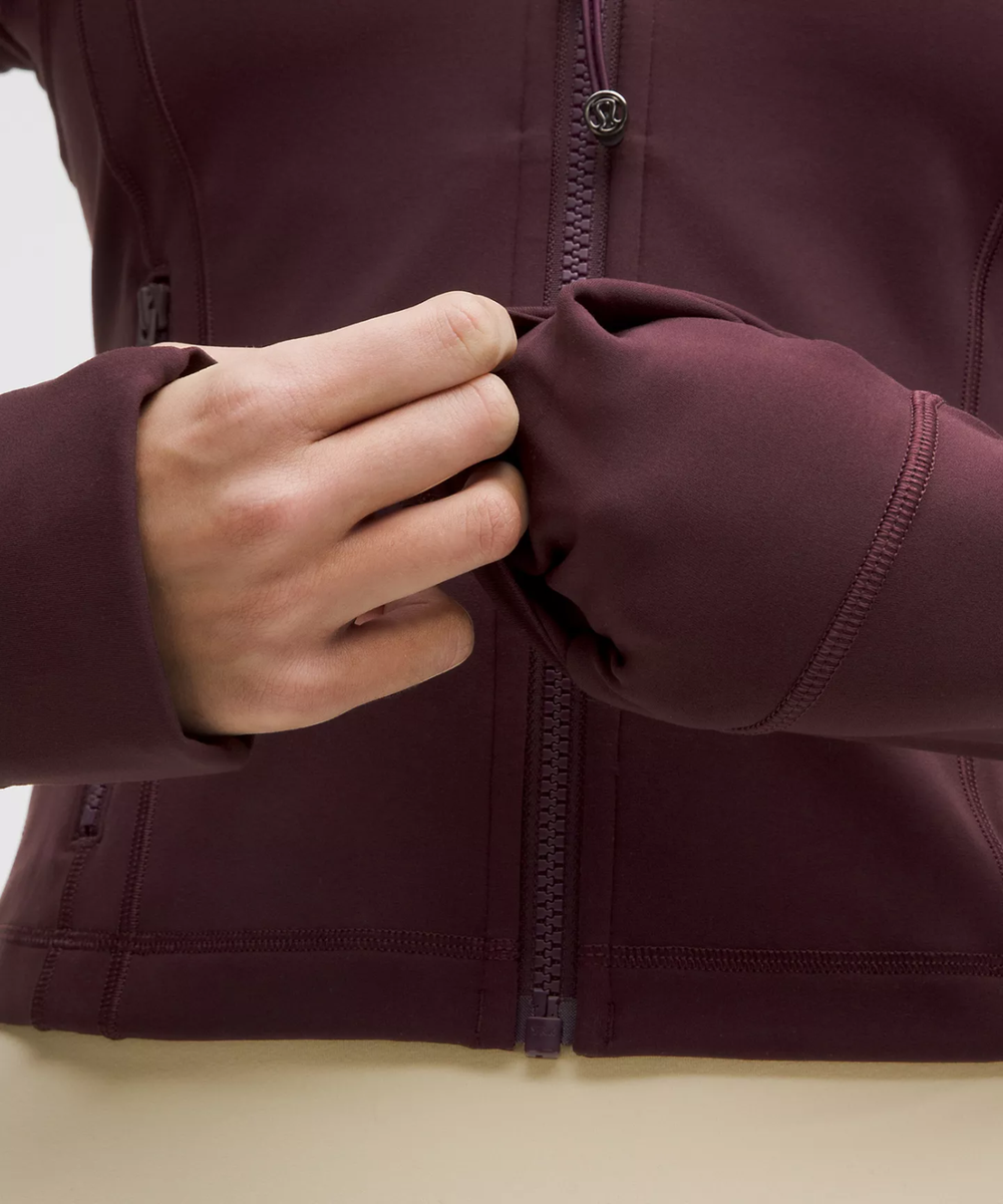 LULULEMON DEFINE JACKET CROPPED NULU~GOODNIGHT PLUM~0-2-4-6