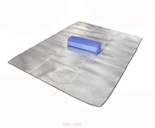 Alfombra térmica exterior EVA picnic aislante manta camping campamento aluminio mate - Imagen 23 de 28