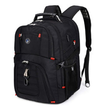 Extra Large 50L Travel Laptop Backpack with USB Charging Port Fit 17 Inch Laptop